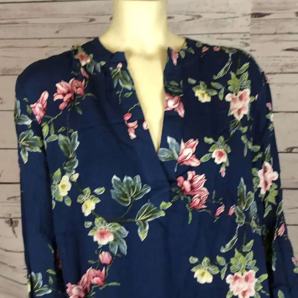NWT BLOOM BY JONQUIL Floral Sleep Shirt size XL